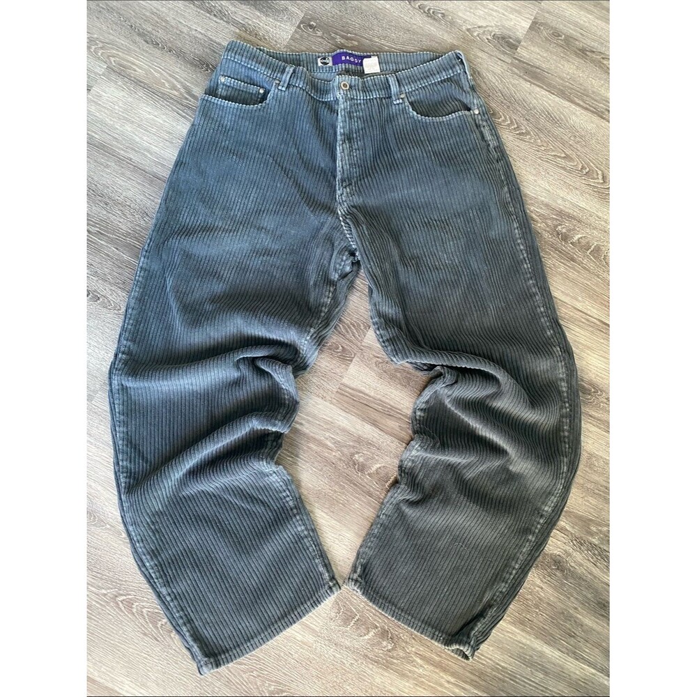 VTG 90s Levi’s SilverTab “Baggy” Corduroy Pants USA Made Talon Zip 38W/ 34L